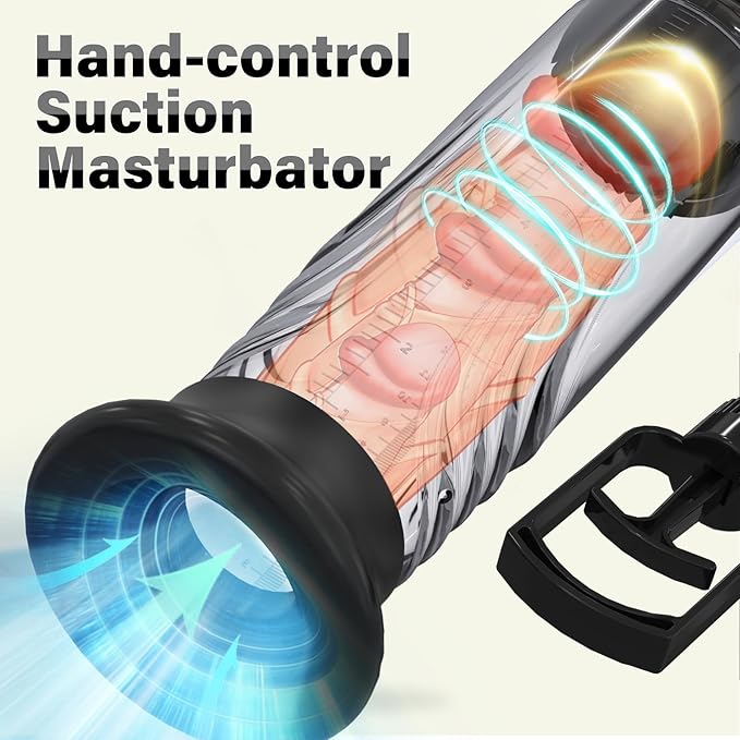Premium Manual Vacuum Penis Pump for Men | Adjustable Suction Wellness Device