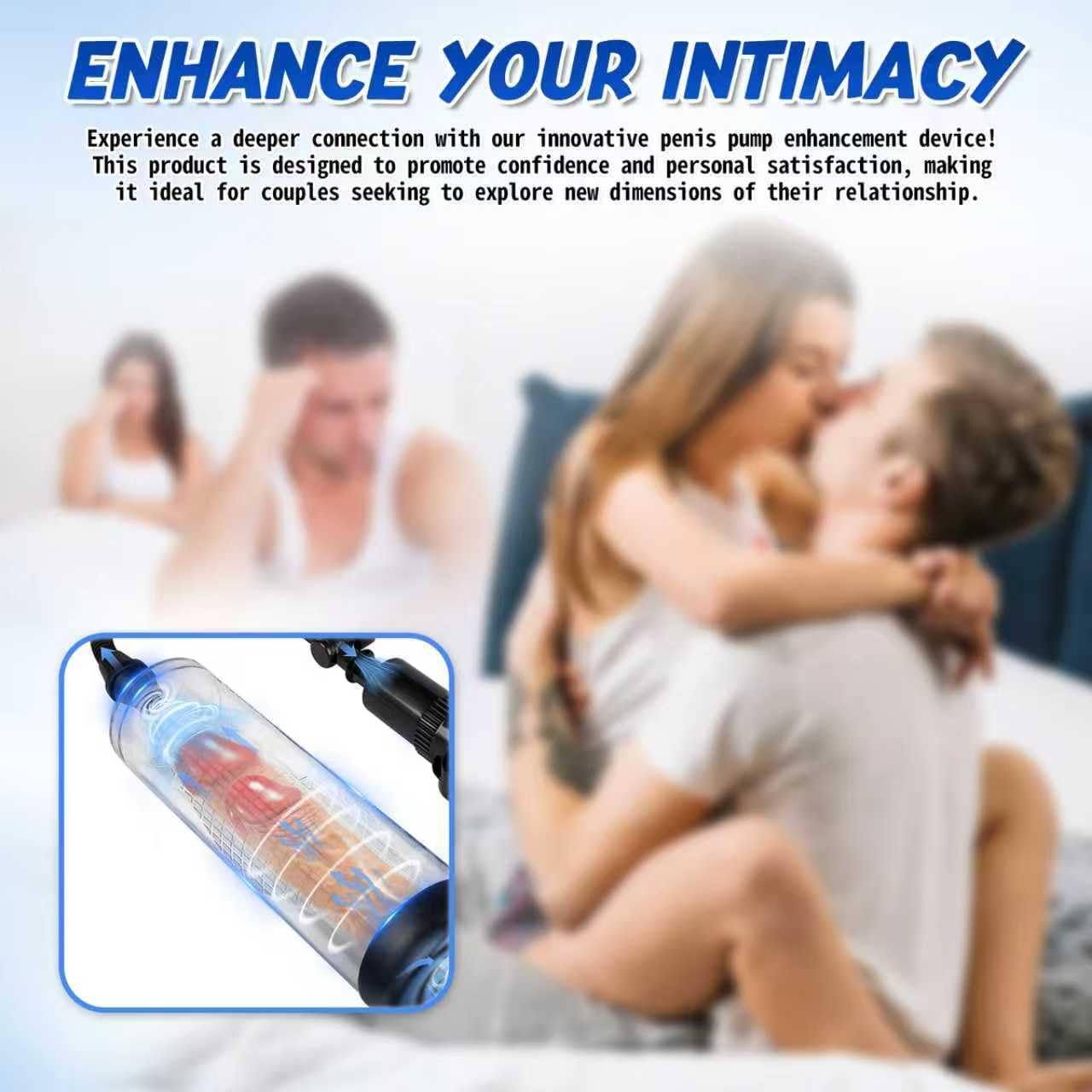 Premium Manual Vacuum Penis Pump for Men | Adjustable Suction Device