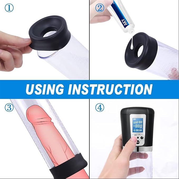 Premium Automatic Vacuum Pump for Men | Rechargeable Electric Male Wellness Device