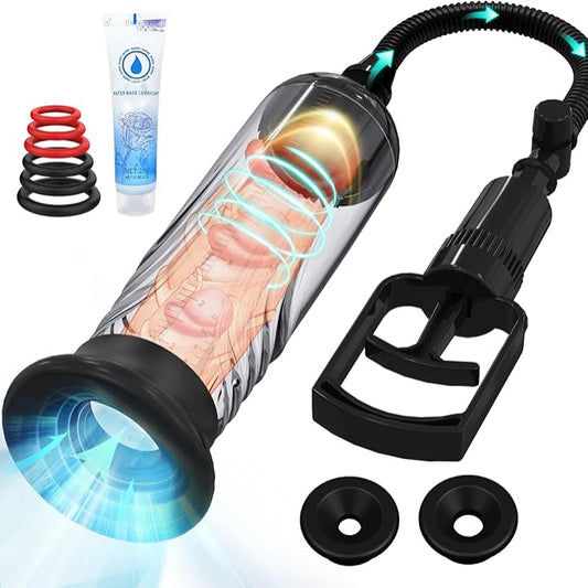 Premium Manual Vacuum Penis Pump for Men | Adjustable Suction Wellness Device