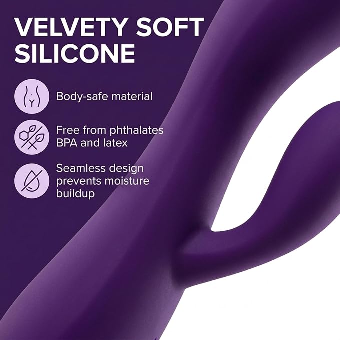 Premium Rechargeable Rabbit Vibrator for Women | Silicone G-Spot Massager