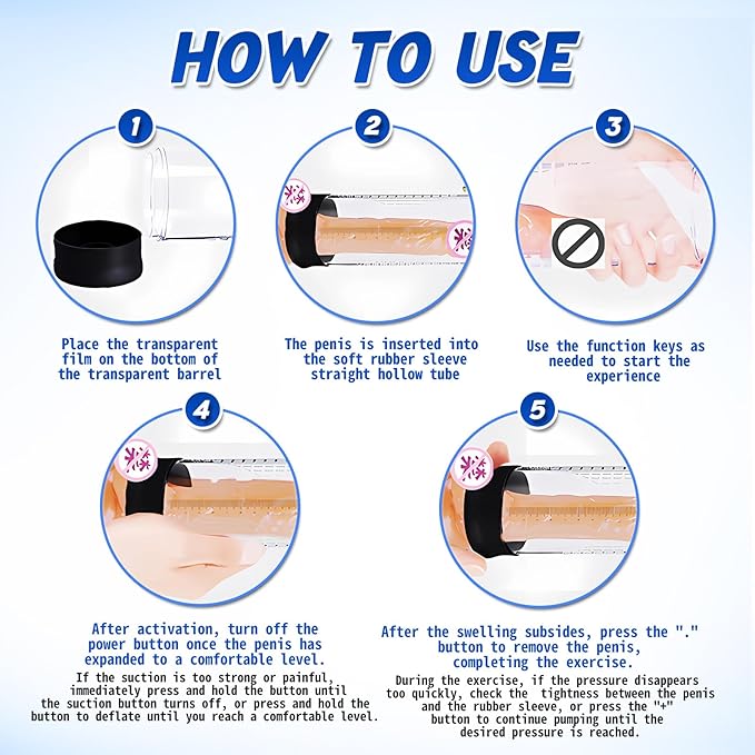 Premium Manual Vacuum Penis Pump for Men | Adjustable Suction Device