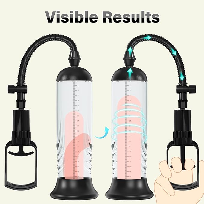 Premium Manual Vacuum Penis Pump for Men | Adjustable Suction Wellness Device