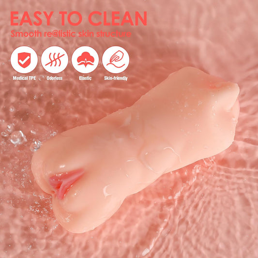 Premium Male Masturbator Sleeve with Realistic Texture & Suction Cup | Reusable