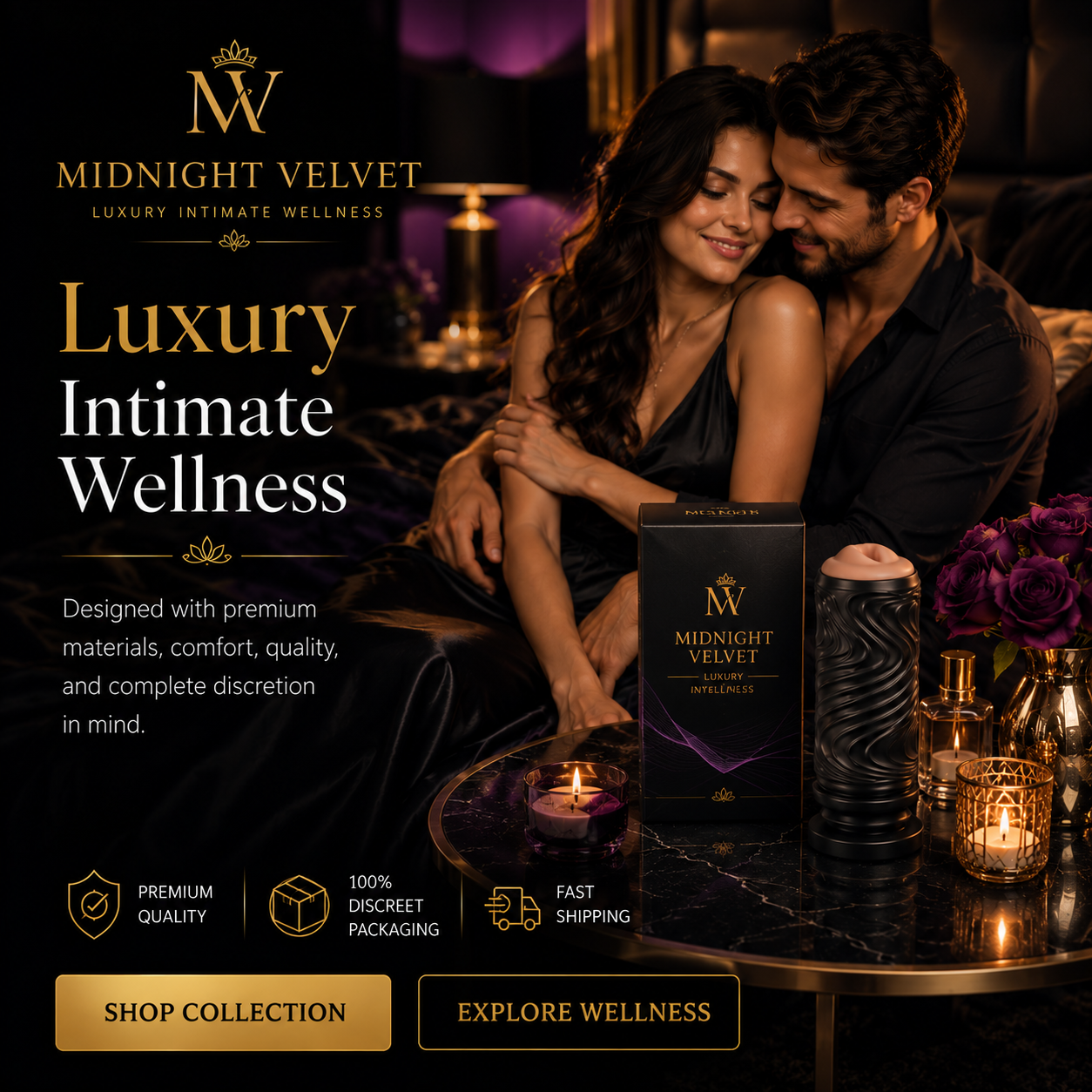 Premium Men's Wellness Sleeve | Soft Silicone | Reusable
